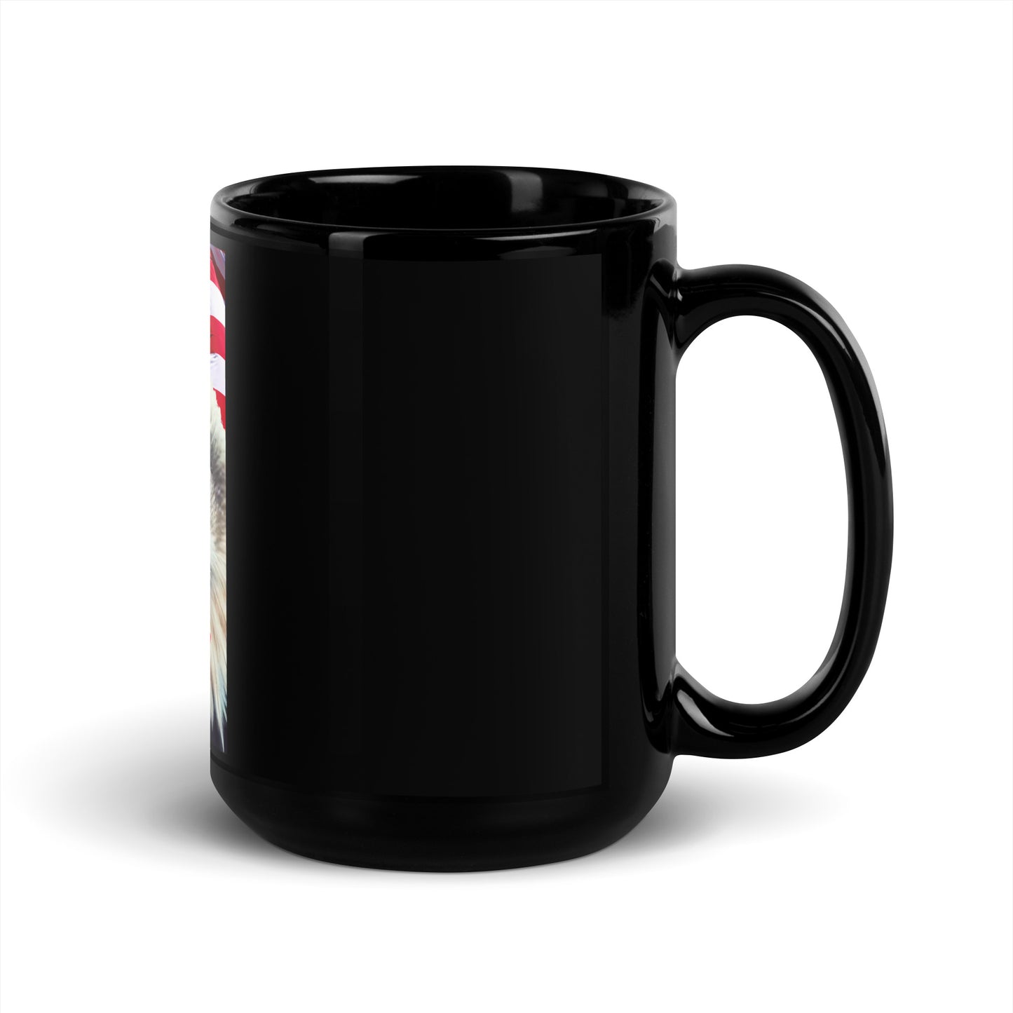 Black Glossy CUP-OF-JOE PATRIOT BORN READY