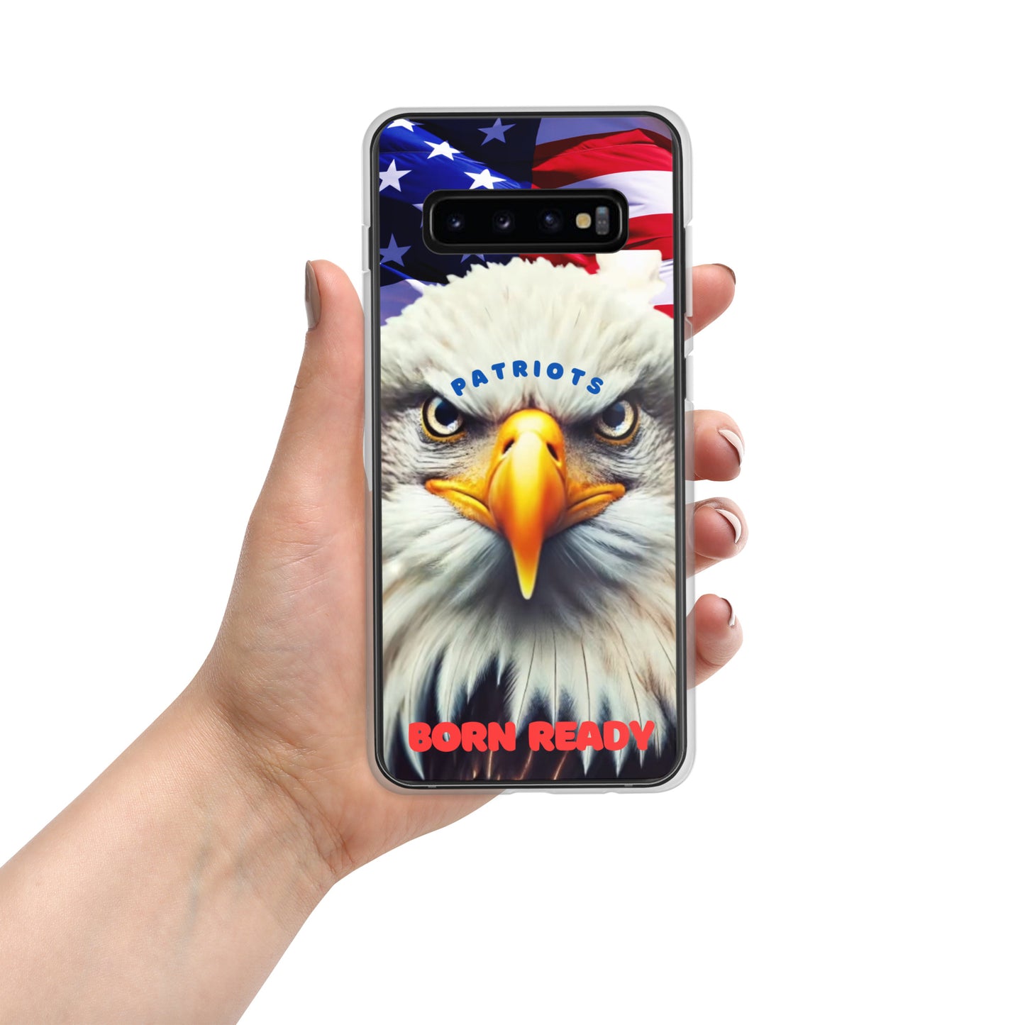 Clear Case for Samsung® PATRIOTS BORN READY