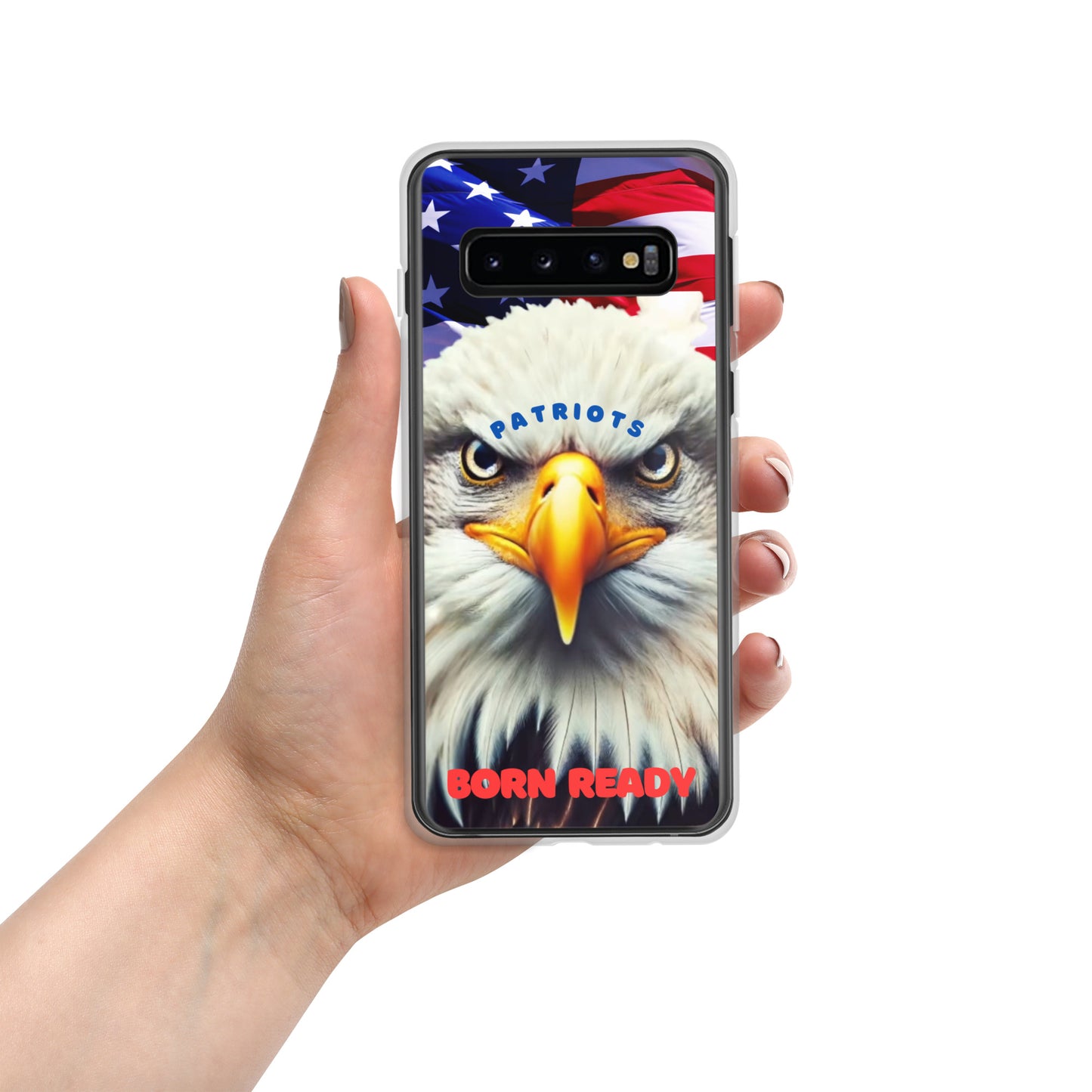 Clear Case for Samsung® PATRIOTS BORN READY