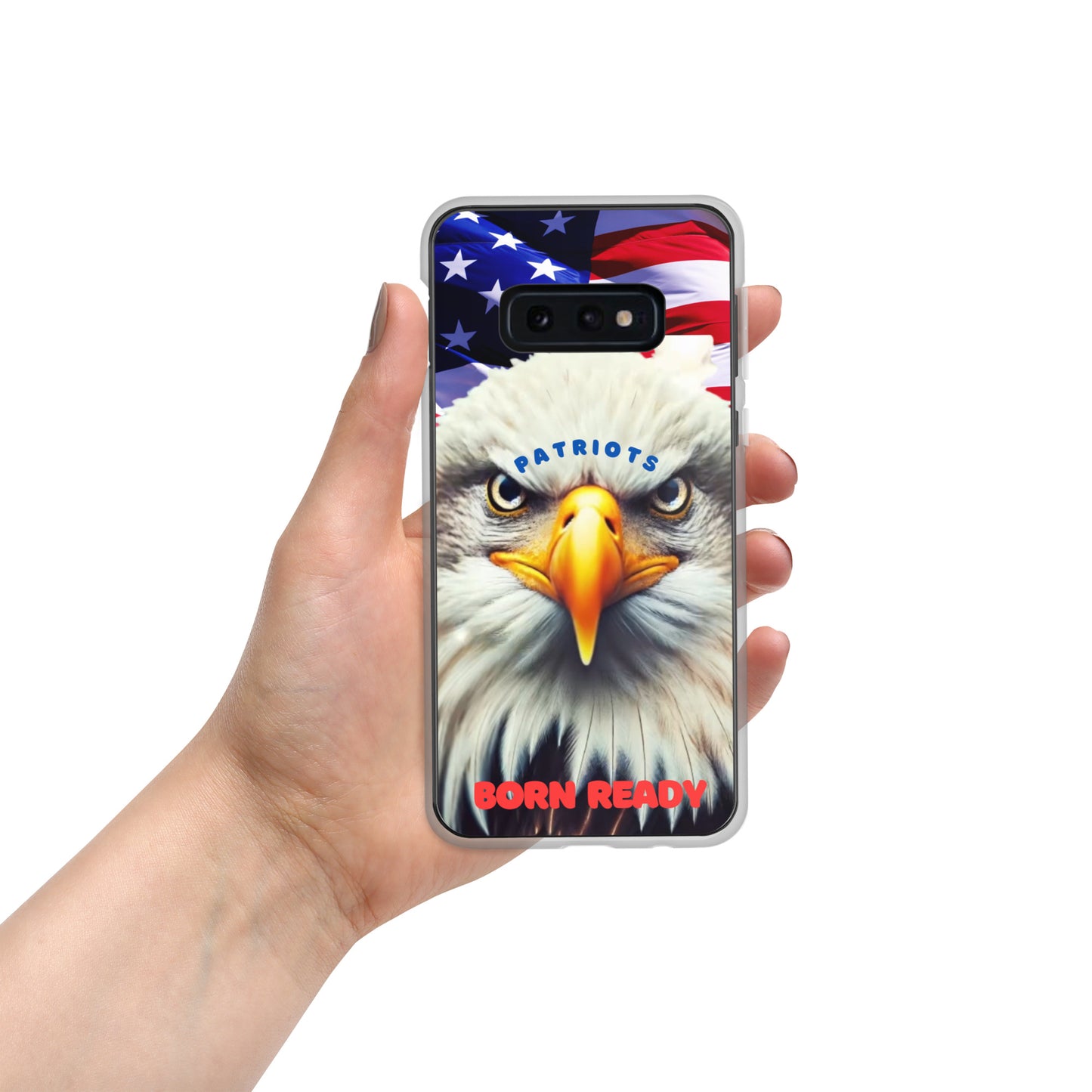 Clear Case for Samsung® PATRIOTS BORN READY