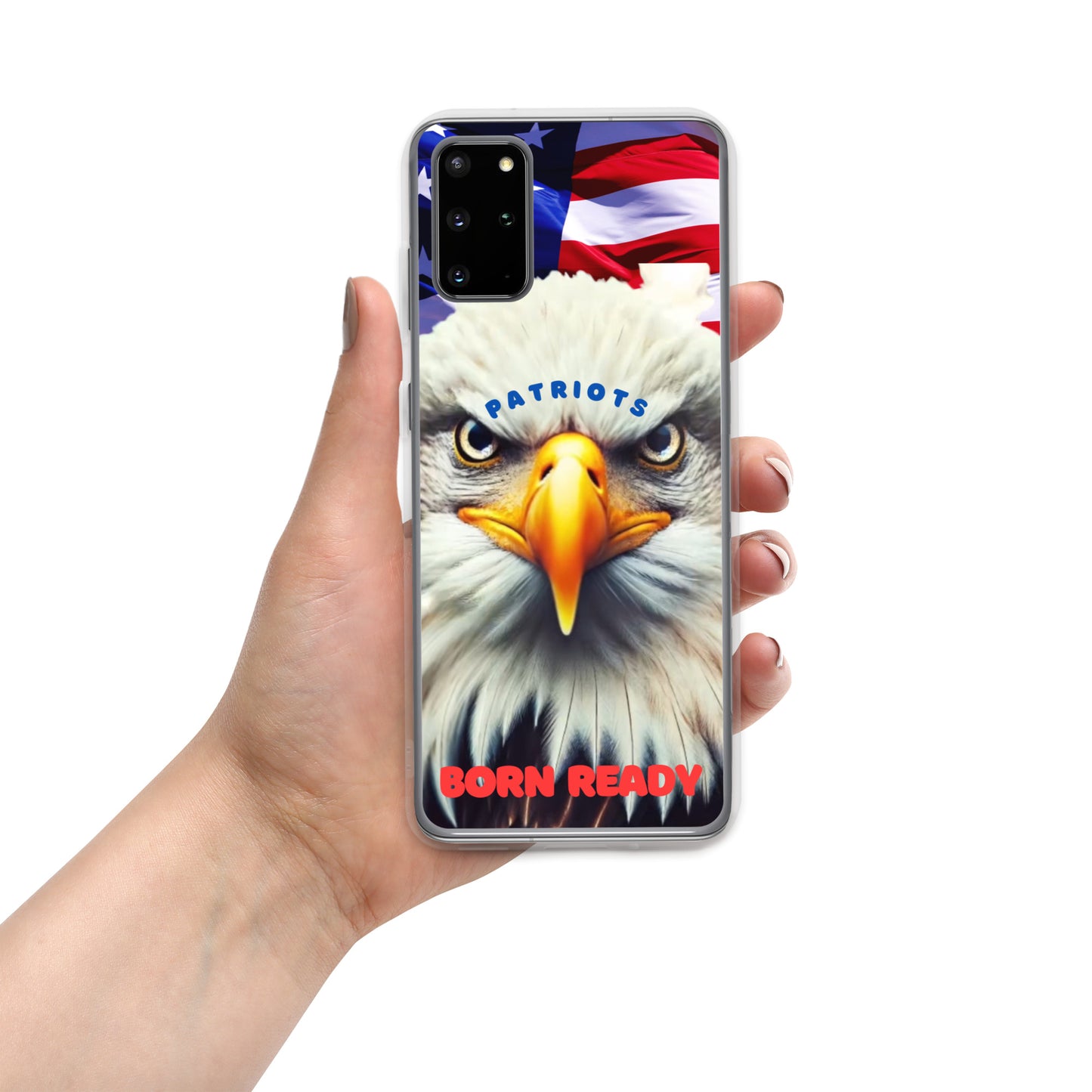 Clear Case for Samsung® PATRIOTS BORN READY