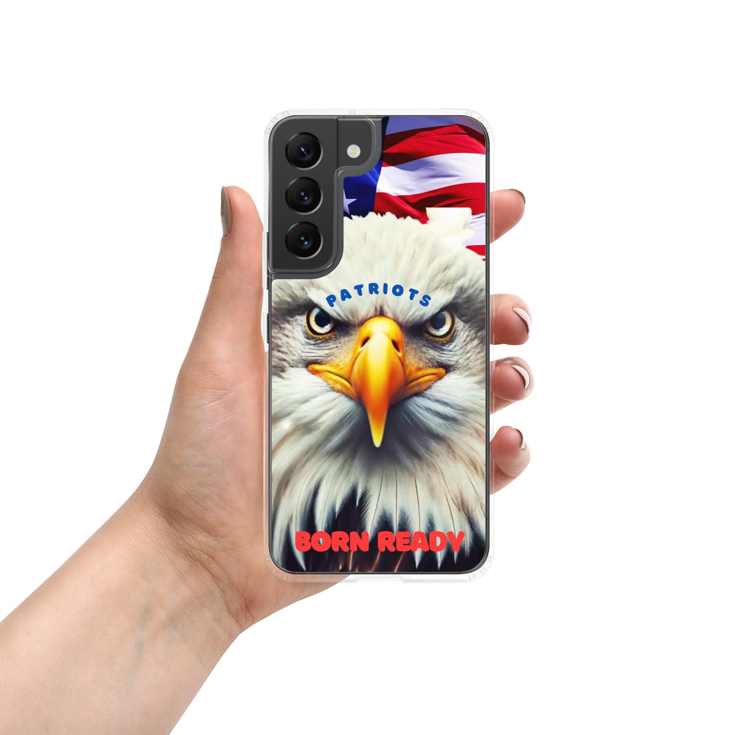 Clear Case for Samsung® PATRIOTS BORN READY