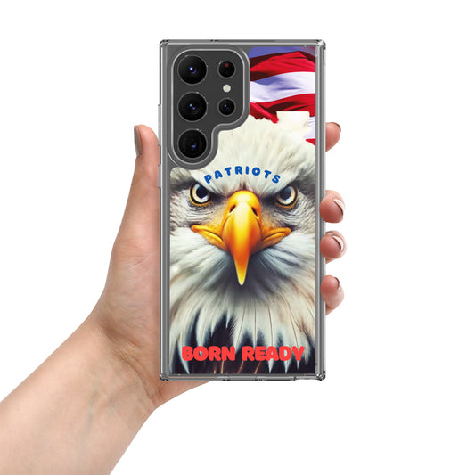 Clear Case for Samsung® PATRIOTS BORN READY