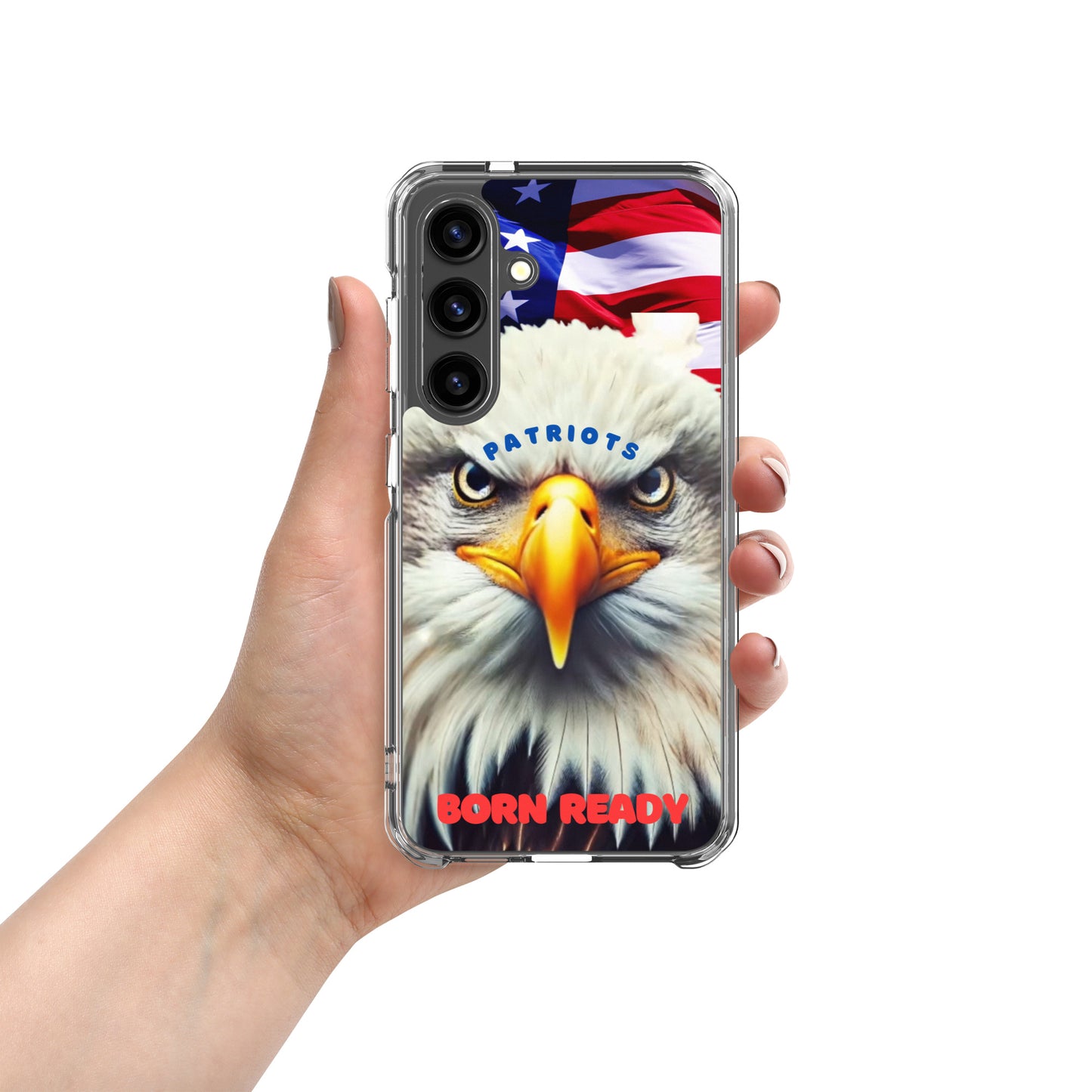 Clear Case for Samsung® PATRIOTS BORN READY